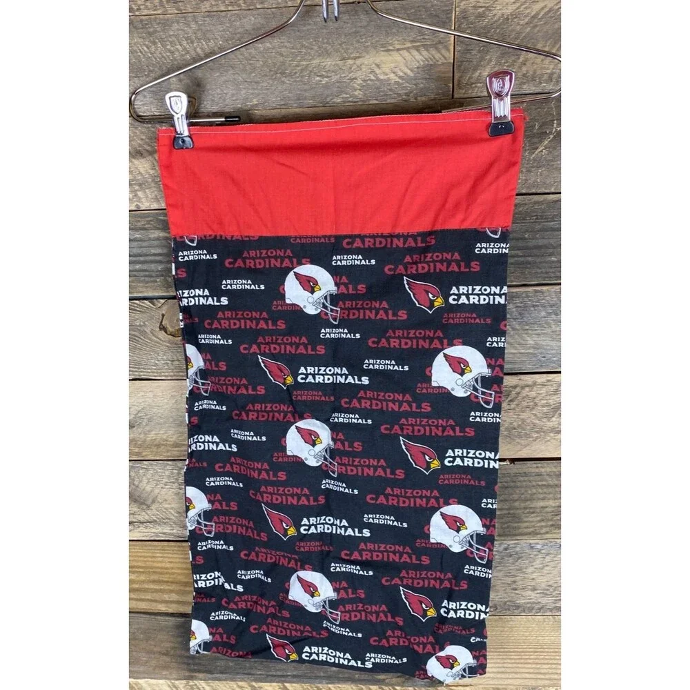 Arizona Cardinals Black & Red Small Pillow Case 22X13 in.